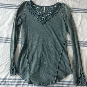 Free people cutout long sleeve